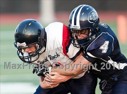 Thumbnail 1 in Round Rock Christian Academy vs. Emery-Weiner (Living Stones Kick Off Classic) photogallery.