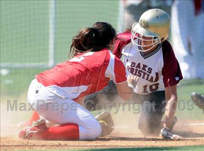 Thumbnail 2 in Glendora @ Oaks Christian (CIF SS D3 Playoffs) photogallery.