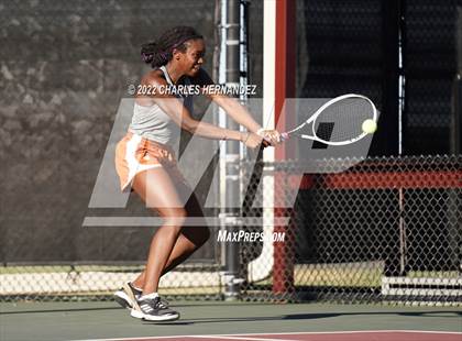 Thumbnail 2 in Southlake Carroll vs Round Rock Westwood (UIL 6A Team Tennis Semifinal) photogallery.
