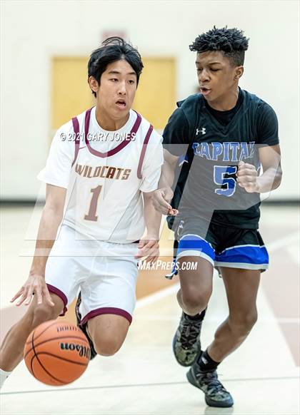 Thumbnail 1 in Capital Christian vs Whitney (Whitney Winter Classic) photogallery.