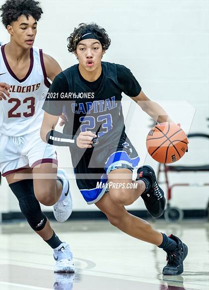 Thumbnail 1 in Capital Christian vs Whitney (Whitney Winter Classic) photogallery.
