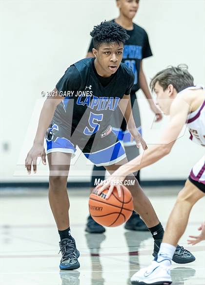Thumbnail 1 in Capital Christian vs Whitney (Whitney Winter Classic) photogallery.