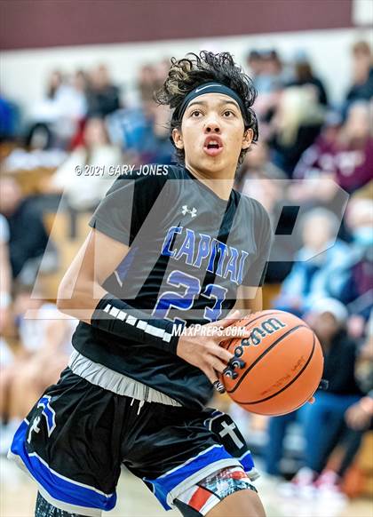 Thumbnail 1 in Capital Christian vs Whitney (Whitney Winter Classic) photogallery.