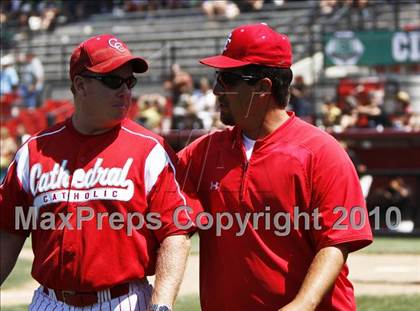 Thumbnail 2 in Cathedral Catholic vs. El Capitan (CIF SDS D3 Final) photogallery.