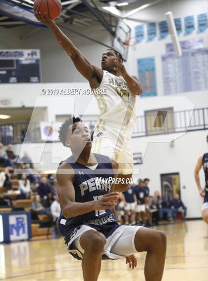 Thumbnail 1 in Perry Meridian vs. Decatur Central (IHSAA 4A 1st Round Playoff) photogallery.
