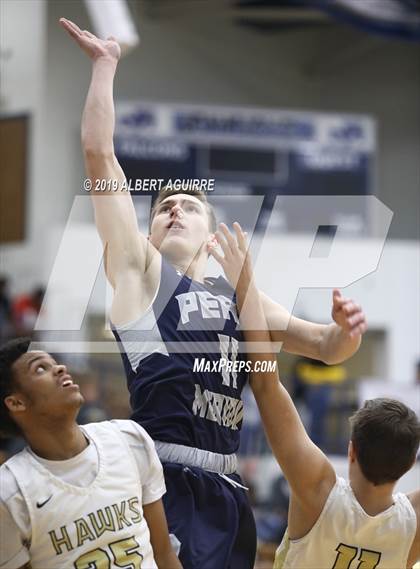 Thumbnail 1 in Perry Meridian vs. Decatur Central (IHSAA 4A 1st Round Playoff) photogallery.