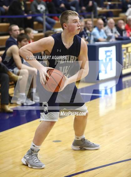 Thumbnail 3 in Perry Meridian vs. Decatur Central (IHSAA 4A 1st Round Playoff) photogallery.