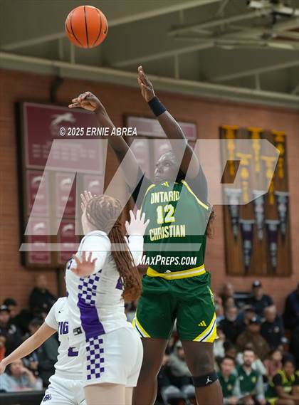 Thumbnail 1 in Millennium @ Ontario Christian (Sabrina Ionescu SI20 Showcase) photogallery.