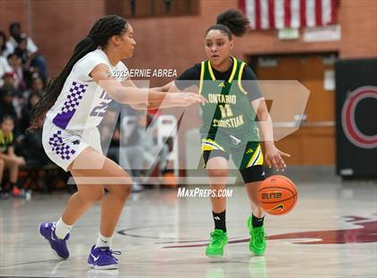 Thumbnail 2 in Millennium @ Ontario Christian (Sabrina Ionescu SI20 Showcase) photogallery.
