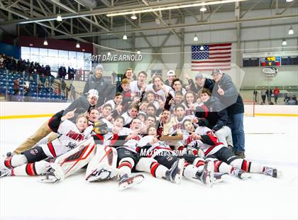 Thumbnail 2 in Cushing Academy vs. Pomfret School (NEPSAC Small Division Final) photogallery.