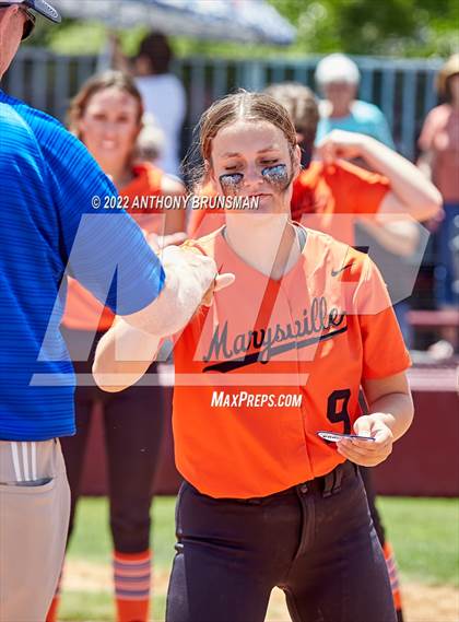 Thumbnail 2 in Marysville vs. Dixon (CIF SJS D4 Final) photogallery.