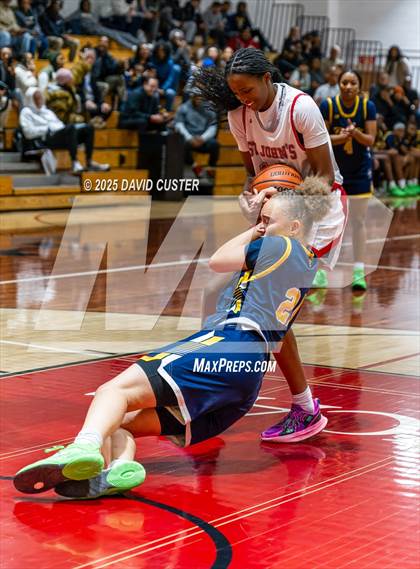 Thumbnail 1 in Bullis @ St. John’s (Capital Hoops Mayhem on Military) photogallery.