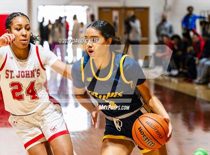 Thumbnail 3 in Bullis @ St. John’s (Capital Hoops Mayhem on Military) photogallery.