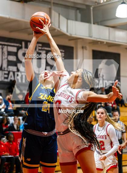 Thumbnail 2 in Bullis @ St. John’s (Capital Hoops Mayhem on Military) photogallery.