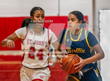 Thumbnail 3 in Bullis @ St. John’s (Capital Hoops Mayhem on Military) photogallery.