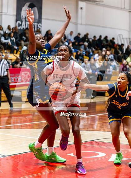 Thumbnail 3 in Bullis @ St. John’s (Capital Hoops Mayhem on Military) photogallery.