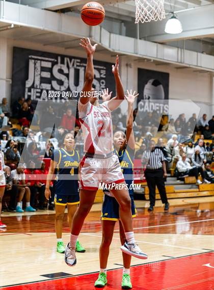 Thumbnail 1 in Bullis @ St. John’s (Capital Hoops Mayhem on Military) photogallery.