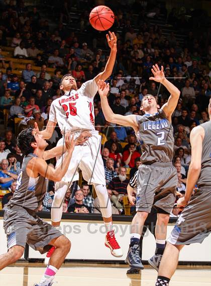 Thumbnail 1 in Denver East vs. Legend (CHSAA 5A Final Four) photogallery.