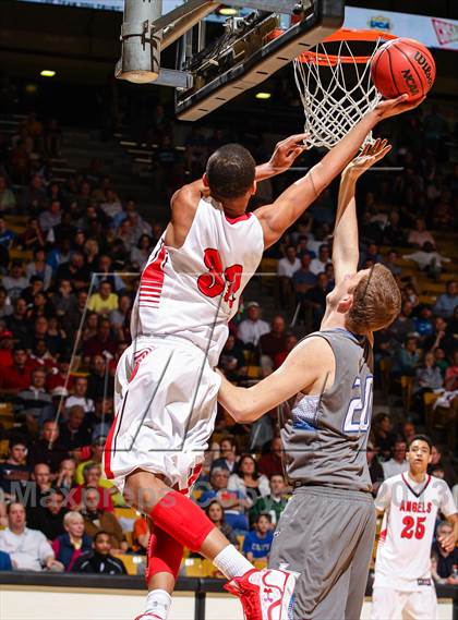 Thumbnail 1 in Denver East vs. Legend (CHSAA 5A Final Four) photogallery.