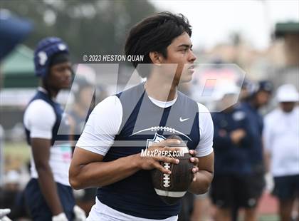 Thumbnail 2 in St. John Bosco vs. St. Bonaventure (Battle At The Beach) photogallery.