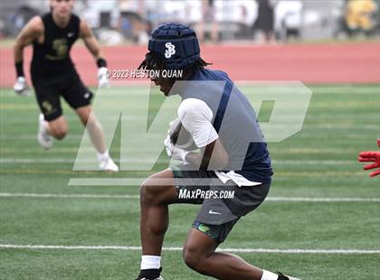 Thumbnail 2 in St. John Bosco vs. St. Bonaventure (Battle At The Beach) photogallery.
