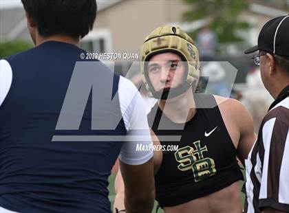 Thumbnail 1 in St. John Bosco vs. St. Bonaventure (Battle At The Beach) photogallery.