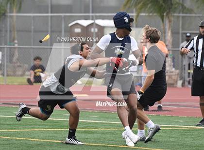 Thumbnail 3 in St. John Bosco vs. St. Bonaventure (Battle At The Beach) photogallery.