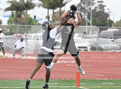 Thumbnail 1 in St. John Bosco vs. St. Bonaventure (Battle At The Beach) photogallery.
