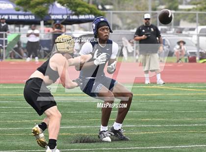 Thumbnail 2 in St. John Bosco vs. St. Bonaventure (Battle At The Beach) photogallery.