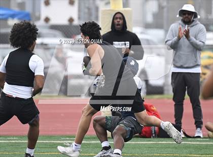 Thumbnail 1 in St. John Bosco vs. St. Bonaventure (Battle At The Beach) photogallery.
