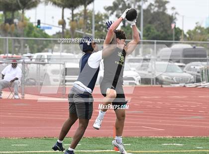 Thumbnail 1 in St. John Bosco vs. St. Bonaventure (Battle At The Beach) photogallery.