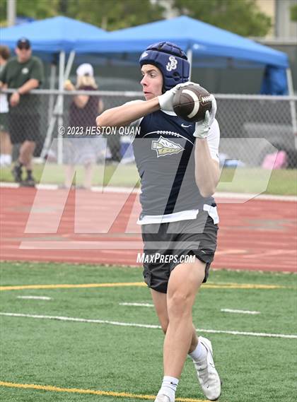 Thumbnail 3 in St. John Bosco vs. St. Bonaventure (Battle At The Beach) photogallery.