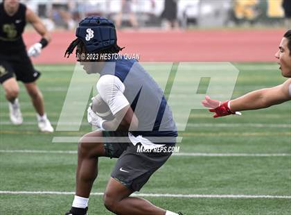 Thumbnail 3 in St. John Bosco vs. St. Bonaventure (Battle At The Beach) photogallery.