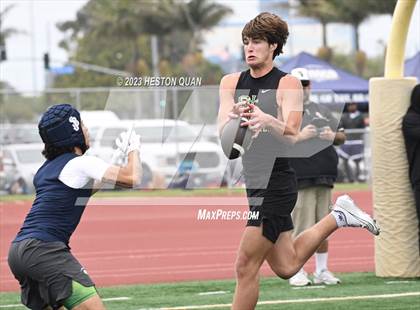 Thumbnail 2 in St. John Bosco vs. St. Bonaventure (Battle At The Beach) photogallery.