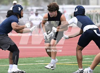 Thumbnail 2 in St. John Bosco vs. St. Bonaventure (Battle At The Beach) photogallery.