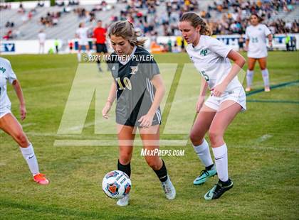 Thumbnail 2 in Pinecrest vs. Myers Park (1 of 2 - NCHSAA 4A Final - the game) photogallery.