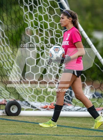 Thumbnail 3 in Pinecrest vs. Myers Park (1 of 2 - NCHSAA 4A Final - the game) photogallery.