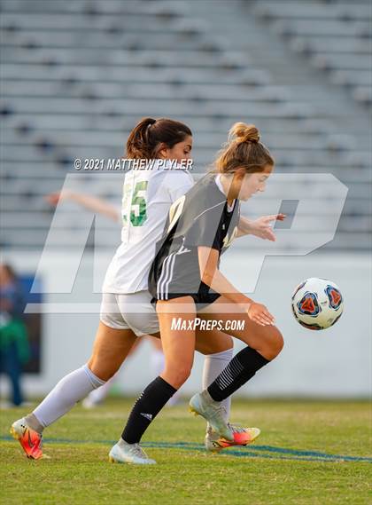 Thumbnail 3 in Pinecrest vs. Myers Park (1 of 2 - NCHSAA 4A Final - the game) photogallery.