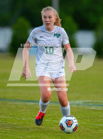 Thumbnail 3 in Pinecrest vs. Myers Park (1 of 2 - NCHSAA 4A Final - the game) photogallery.