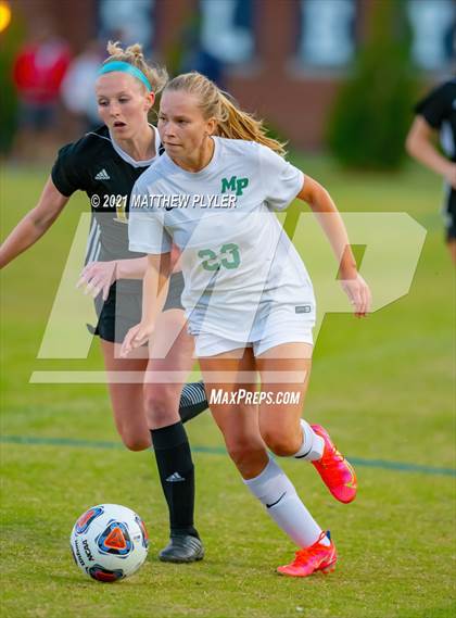 Thumbnail 3 in Pinecrest vs. Myers Park (1 of 2 - NCHSAA 4A Final - the game) photogallery.