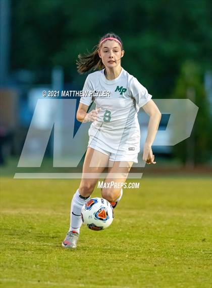 Thumbnail 2 in Pinecrest vs. Myers Park (1 of 2 - NCHSAA 4A Final - the game) photogallery.