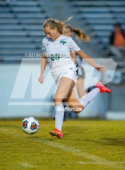 Thumbnail 3 in Pinecrest vs. Myers Park (1 of 2 - NCHSAA 4A Final - the game) photogallery.