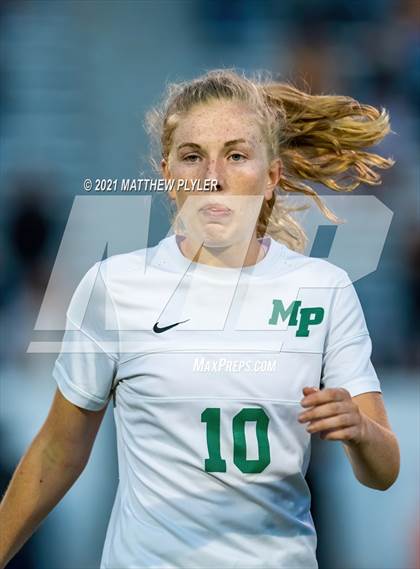 Thumbnail 2 in Pinecrest vs. Myers Park (1 of 2 - NCHSAA 4A Final - the game) photogallery.