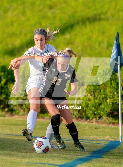 Thumbnail 2 in Pinecrest vs. Myers Park (1 of 2 - NCHSAA 4A Final - the game) photogallery.