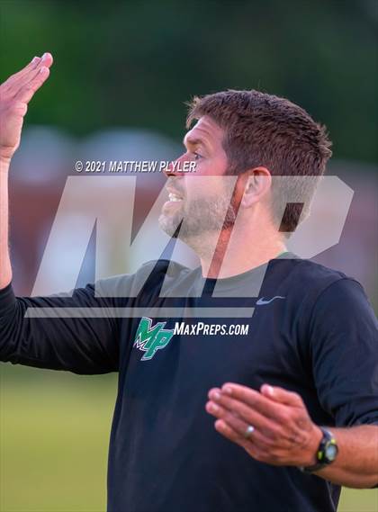 Thumbnail 3 in Pinecrest vs. Myers Park (1 of 2 - NCHSAA 4A Final - the game) photogallery.