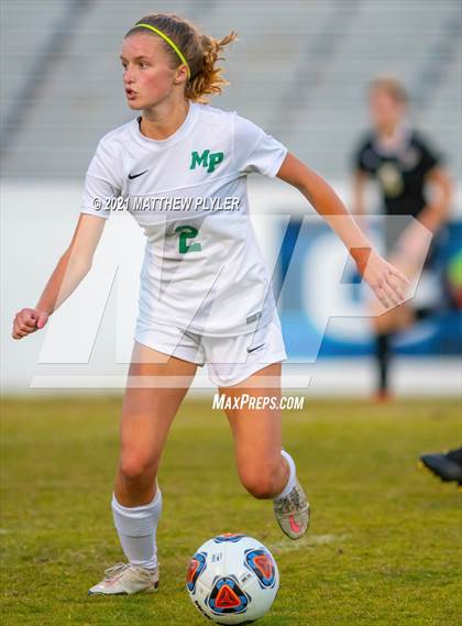 Thumbnail 3 in Pinecrest vs. Myers Park (1 of 2 - NCHSAA 4A Final - the game) photogallery.