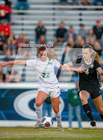 Thumbnail 1 in Pinecrest vs. Myers Park (1 of 2 - NCHSAA 4A Final - the game) photogallery.