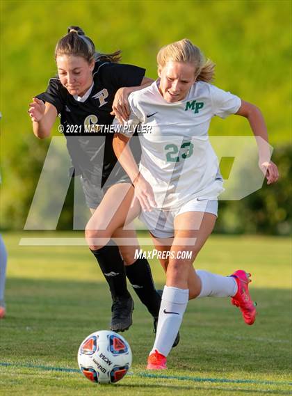Thumbnail 1 in Pinecrest vs. Myers Park (1 of 2 - NCHSAA 4A Final - the game) photogallery.