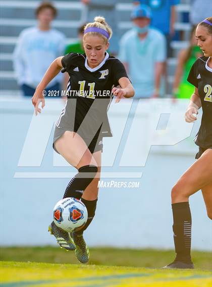 Thumbnail 3 in Pinecrest vs. Myers Park (1 of 2 - NCHSAA 4A Final - the game) photogallery.