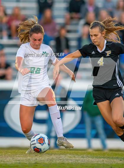Thumbnail 2 in Pinecrest vs. Myers Park (1 of 2 - NCHSAA 4A Final - the game) photogallery.